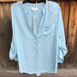 Love Tree polka dot blouse